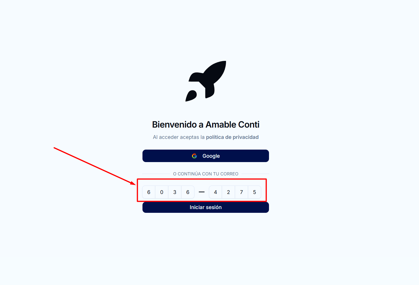 Guía de Inicio: Cómo acceder a Amable Conti — imagen 4