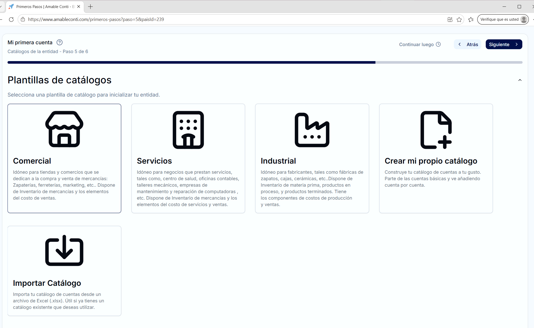 ¿Cómo crear una entidad (empresa) en Amable Conti? — imagen 5